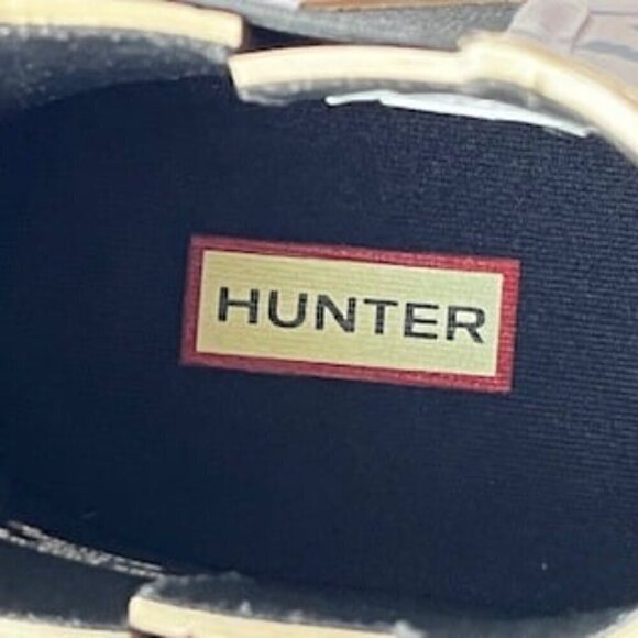 NEW Hunter Cheetah Print Rubber Pull On Rain Boots Women’s Sz 11 NWT - Picture 9 of 9